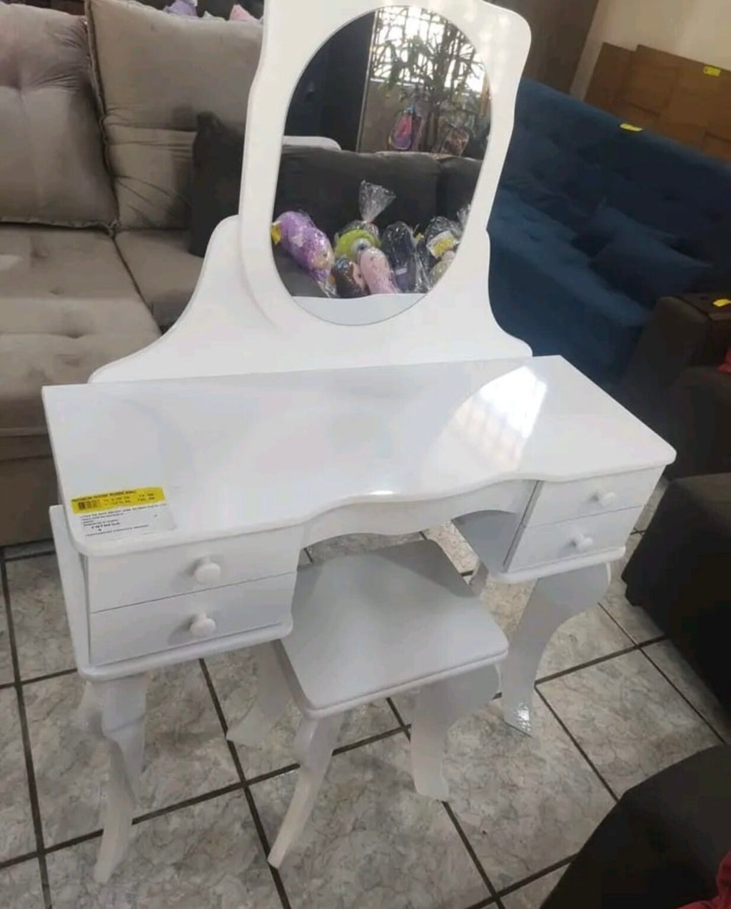Penteadeira Princesa Branco – PATRIMAR - Móveis furniture