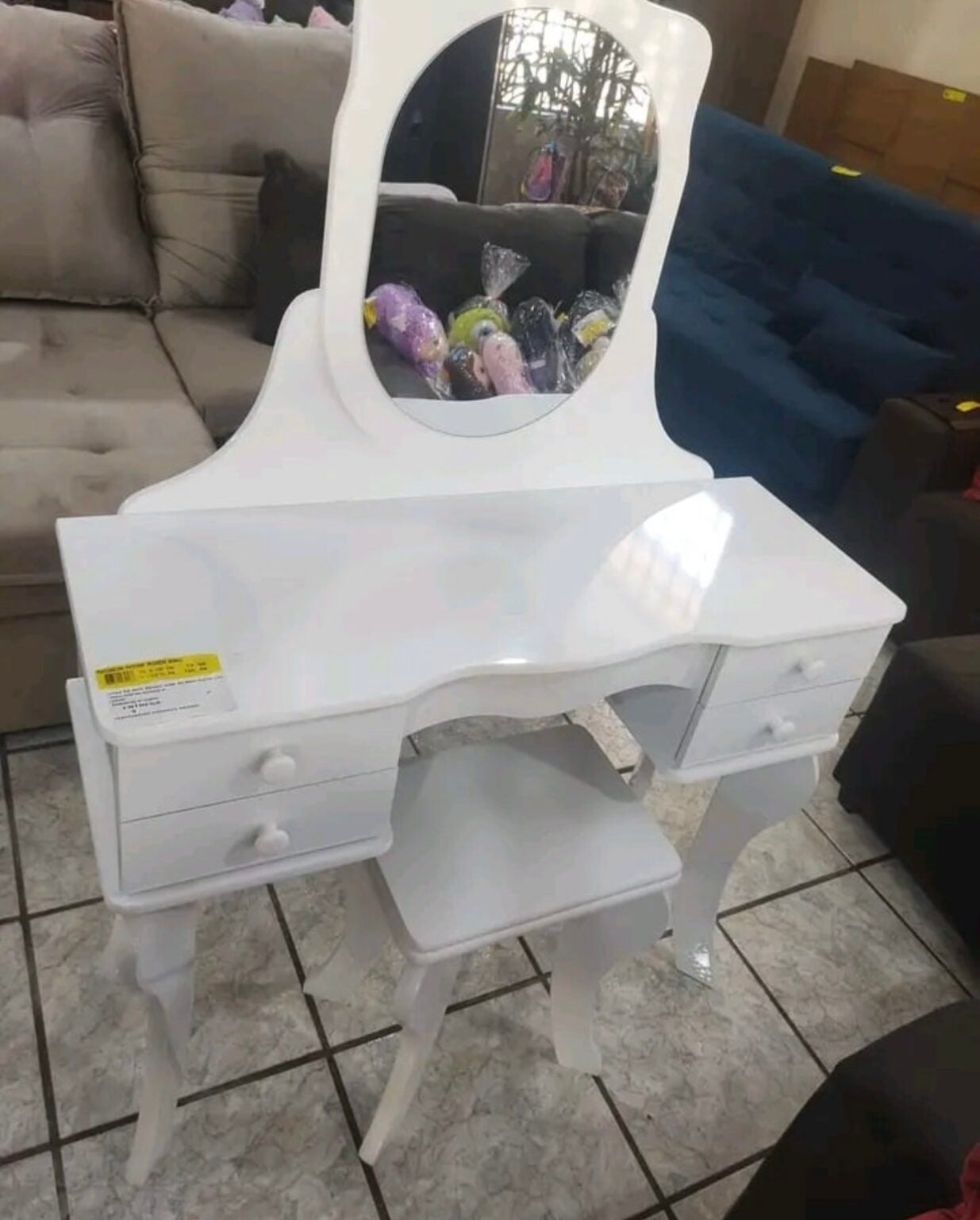 Penteadeira Princesa Branco – PATRIMAR - Móveis furniture