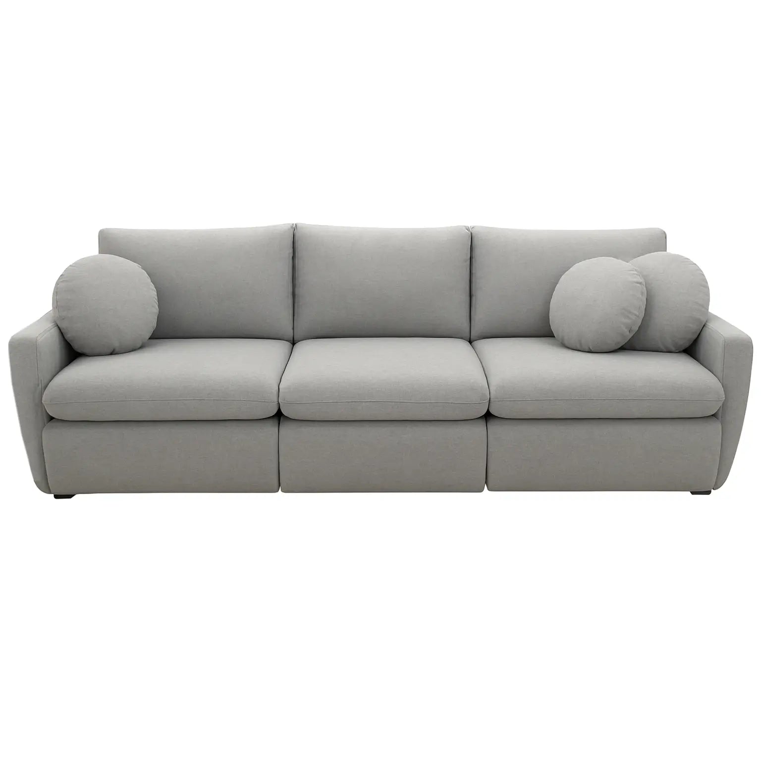 Sofá Cama Amaranto 300cm em Linho 6 Lugares Retrátil Innove