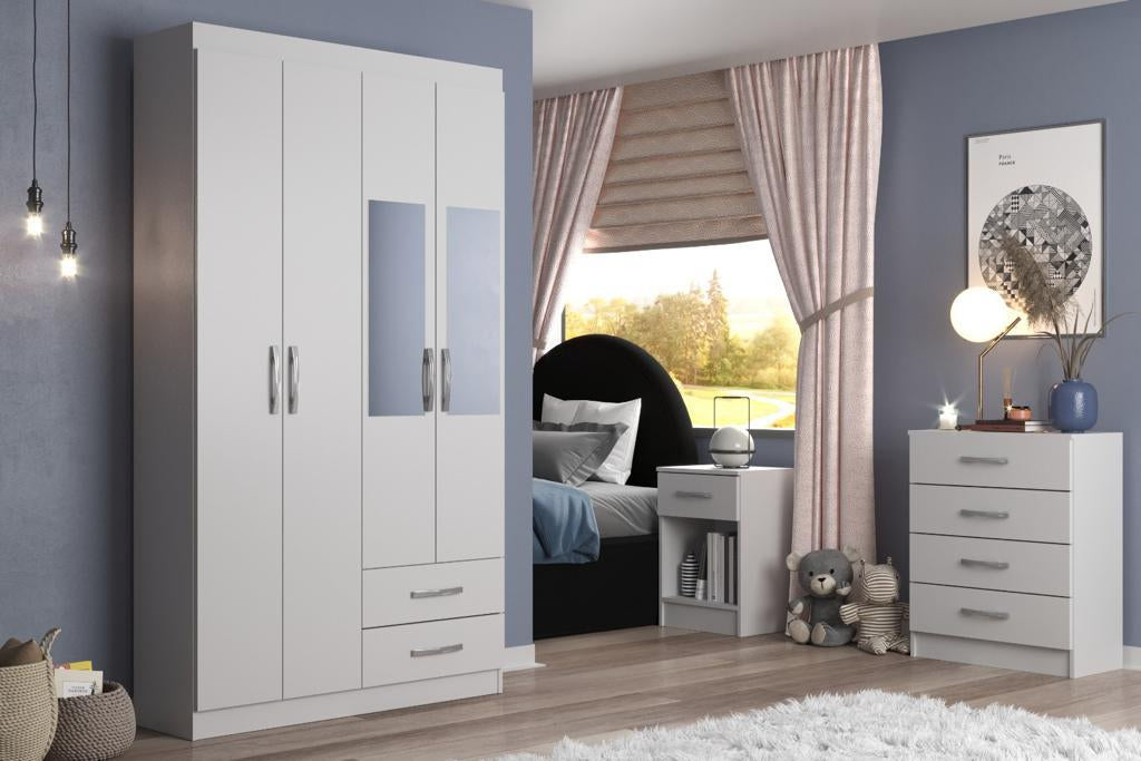 GUARDA ROUPA ATALAIA 4P 2G -EVIDÊNCIA MÓVEIS - Móveis furniture