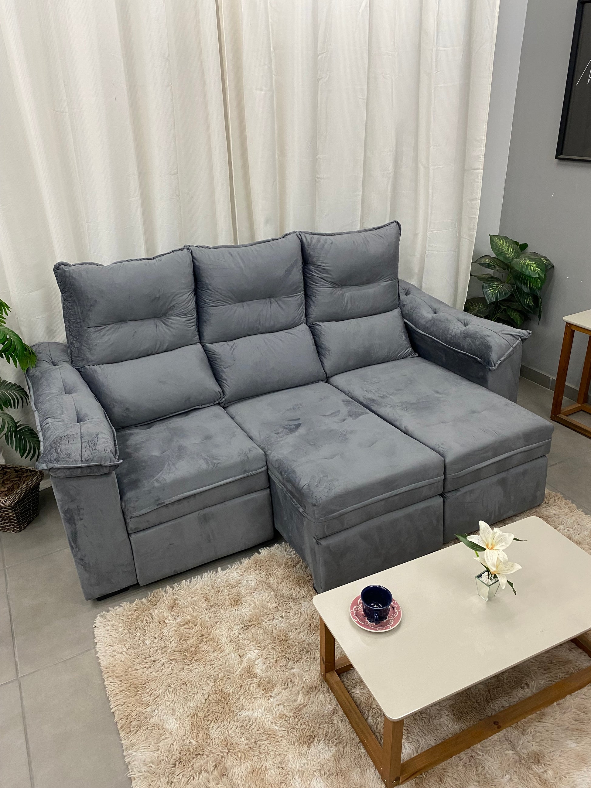Sofá retrátil Paris - Móveis furniture