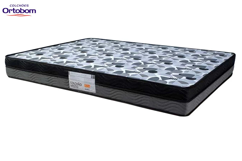 Colchão Casal Ortopédico EPS Iso Dupla Face D-33 138x188x20 - Ortobom