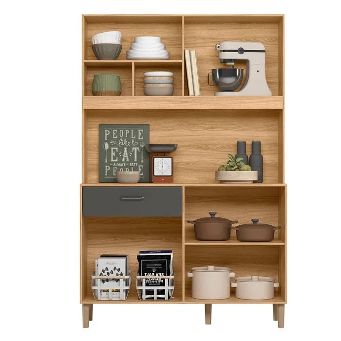 Kit Cozinha Erva Doce 120 Freijó/Preto Esfera – NICIOLI