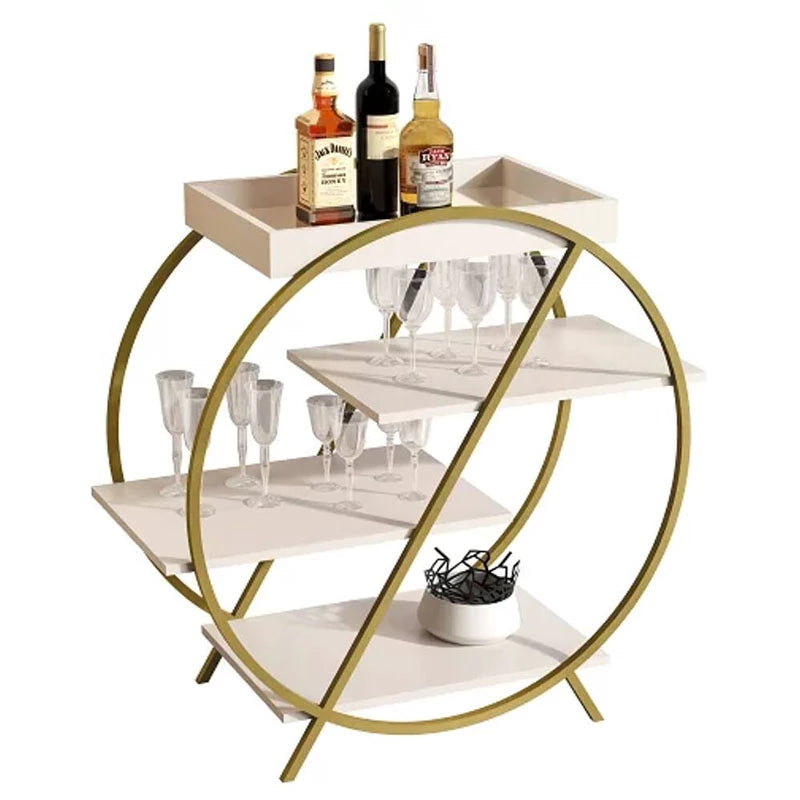 Adega JB 4009 Luxo Off White/Dourado JB Bechara - Móveis furniture