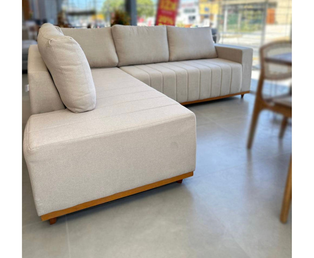 Sofá de Canto Eros beje