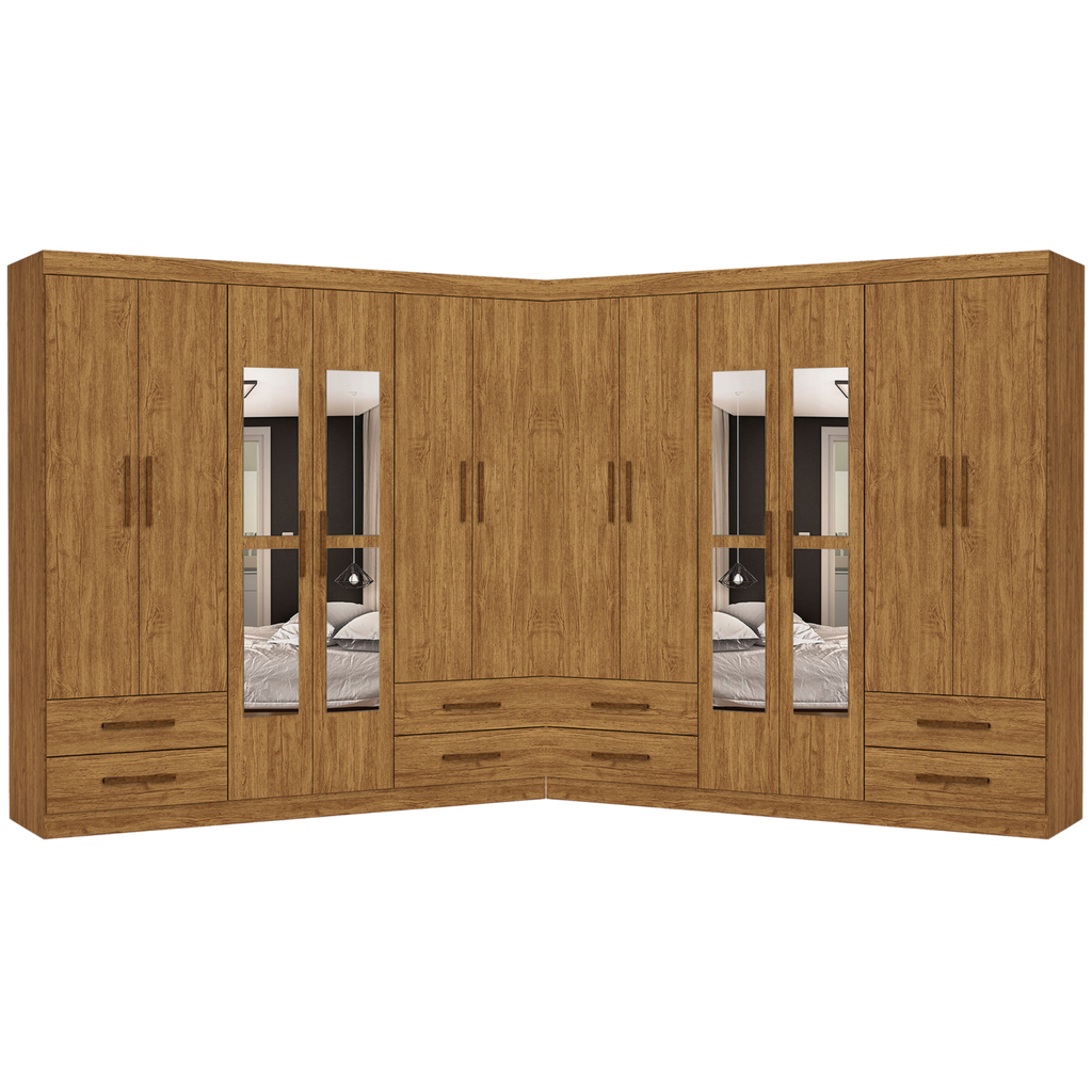 Closet Hércules Cinamono – CARIOCA MÓVEIS - Móveis furniture