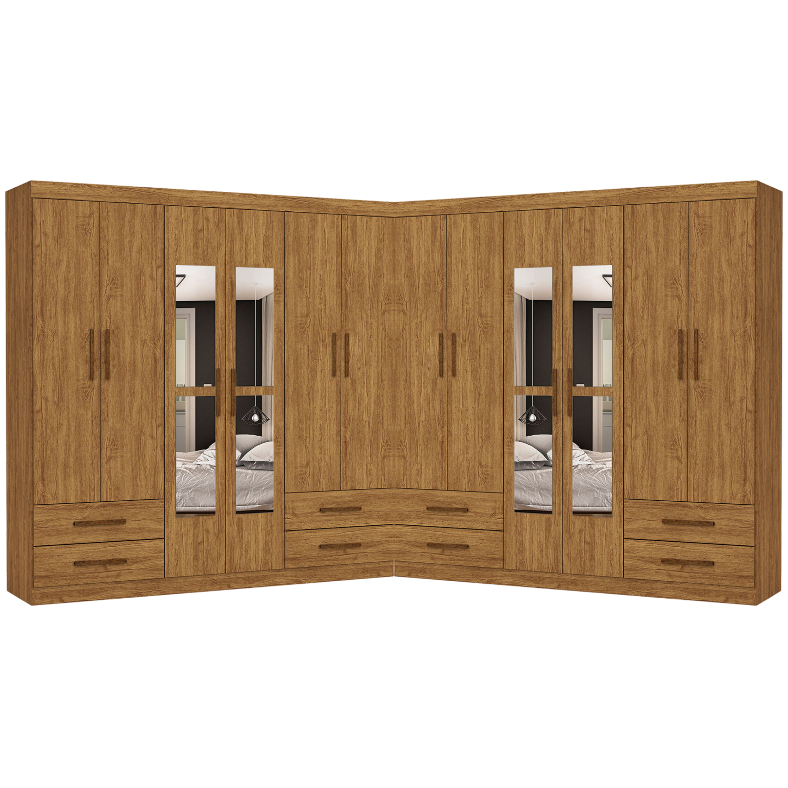 Closet Hércules Cinamono – CARIOCA MÓVEIS - Móveis furniture