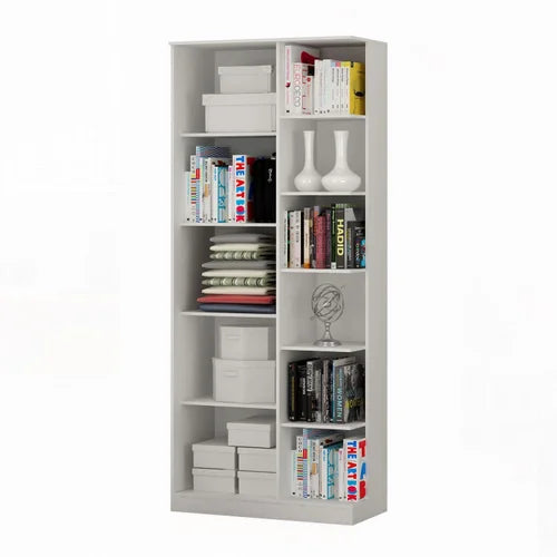 Armário Multiuso 1 Porta com Espelho João Pessoa Branco - Móveis furniture