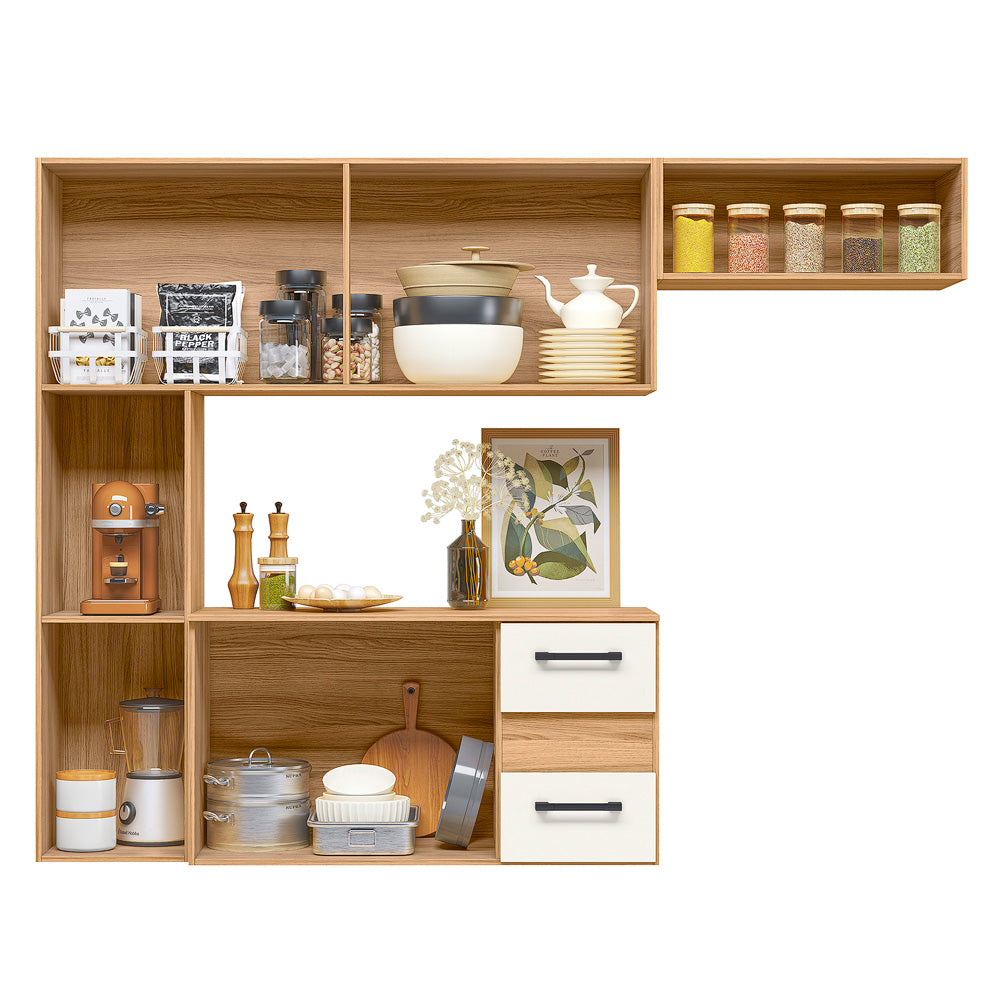 Cozinha Suspensa Juliete Freijó/Off White Cristal – NICIOLI