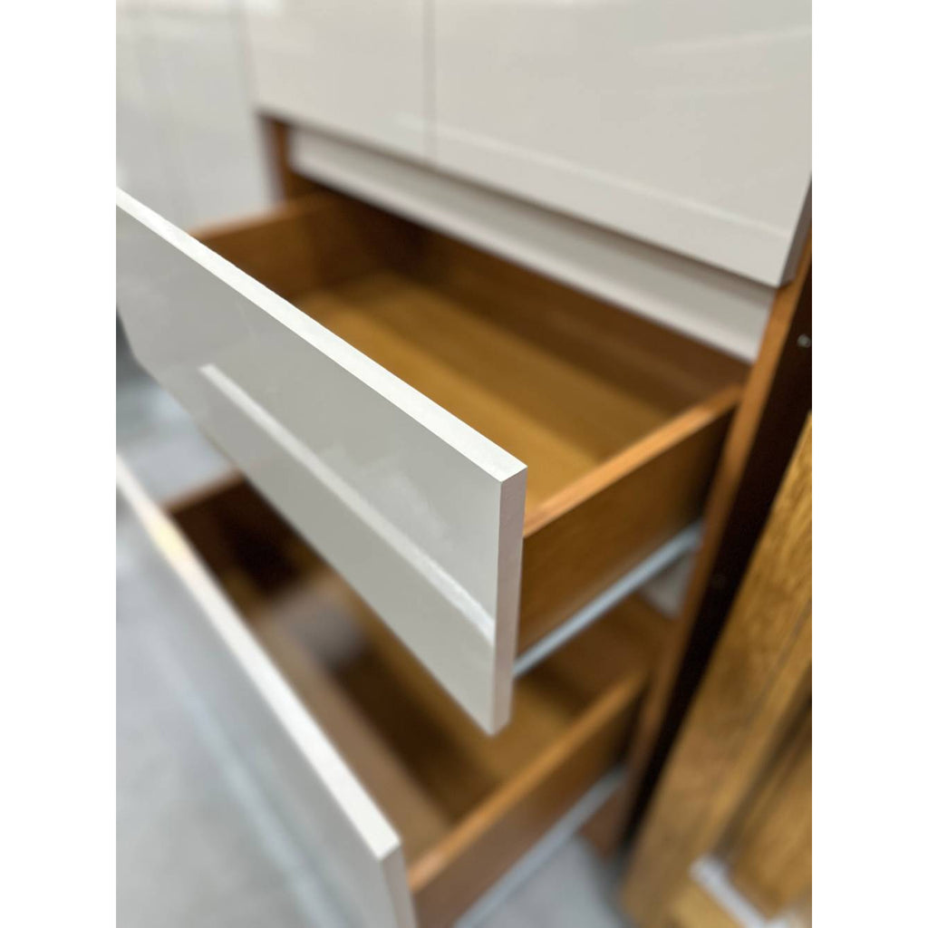 Roupeiro 4 Ptas Oregon Cinamomo/off White Tcil