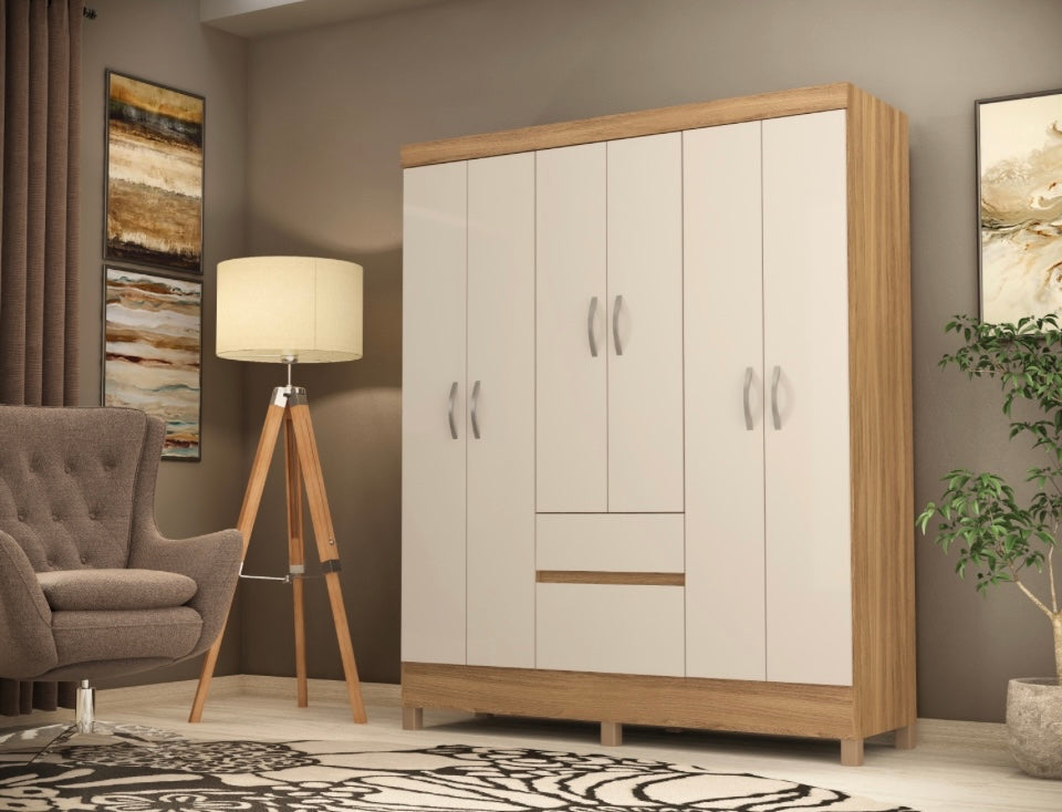 ROUPEIRO 6 PORTAS FLASH - Móveis furniture