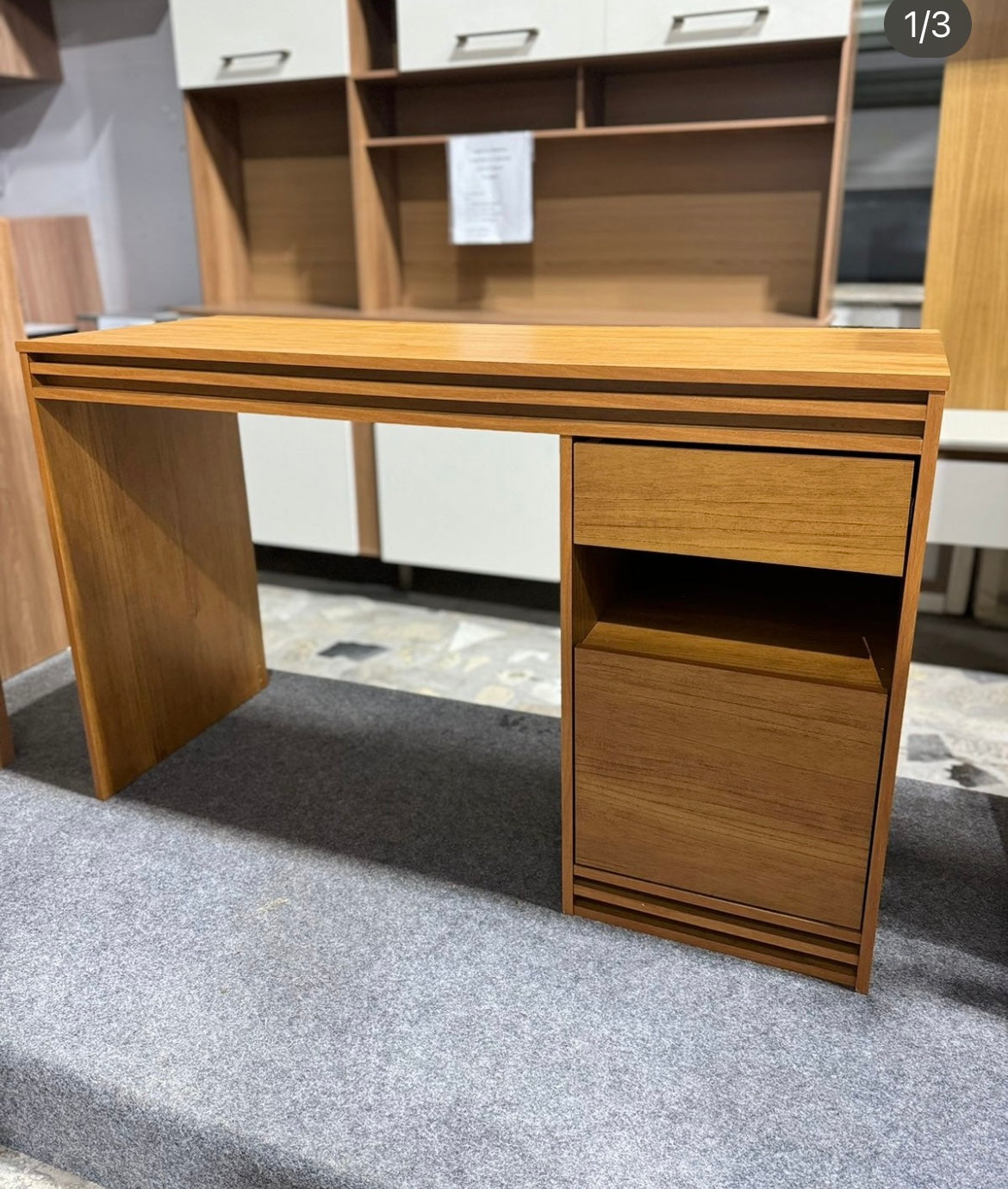 Escrivaninha Mila Larg. 1.20m Cinamomo Permóbili - Móveis furniture