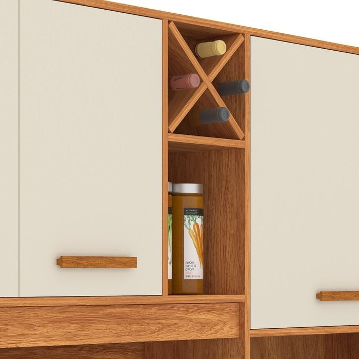 Kit Cozinha Modena CM730 2,18 m Cinamomo/Off White – FELLICCI