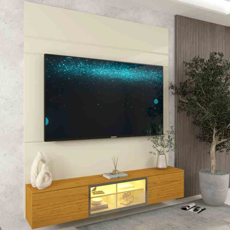 Home Luminare Reflecta 153 com LED Off White/Naturale 3V Gelius