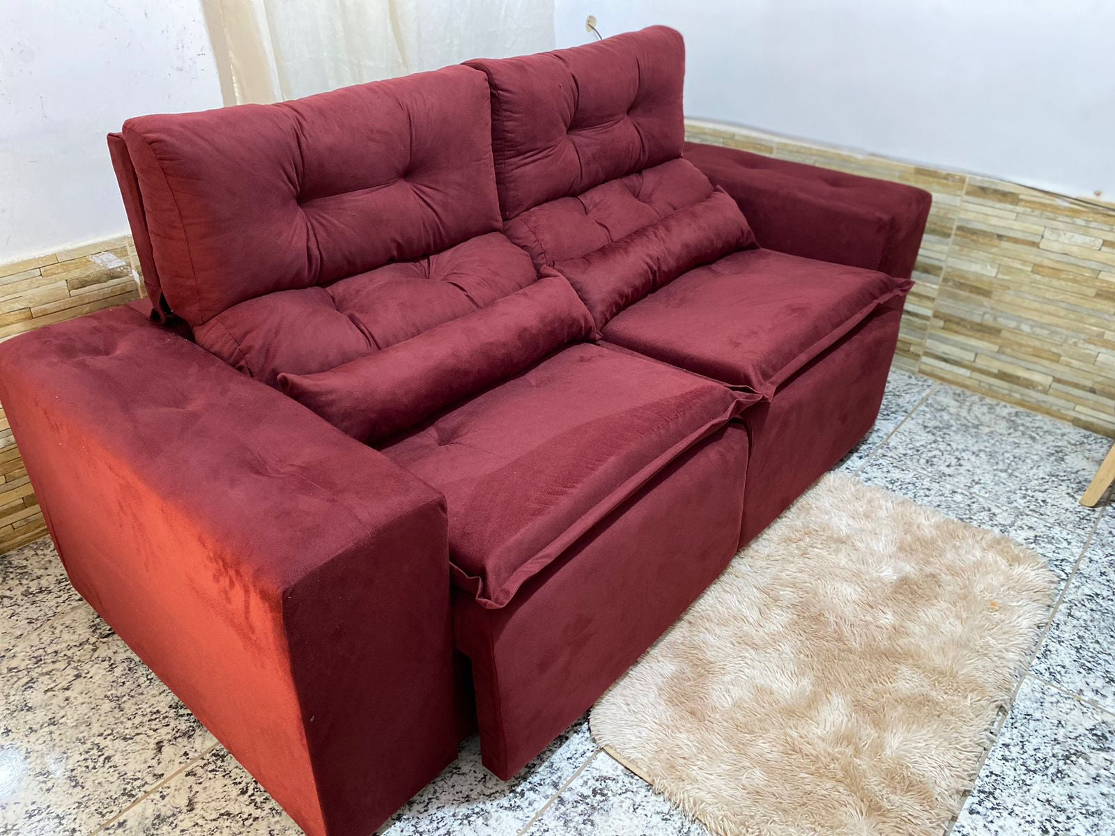 Sofá retrátil reclinável Leão - Móveis furniture