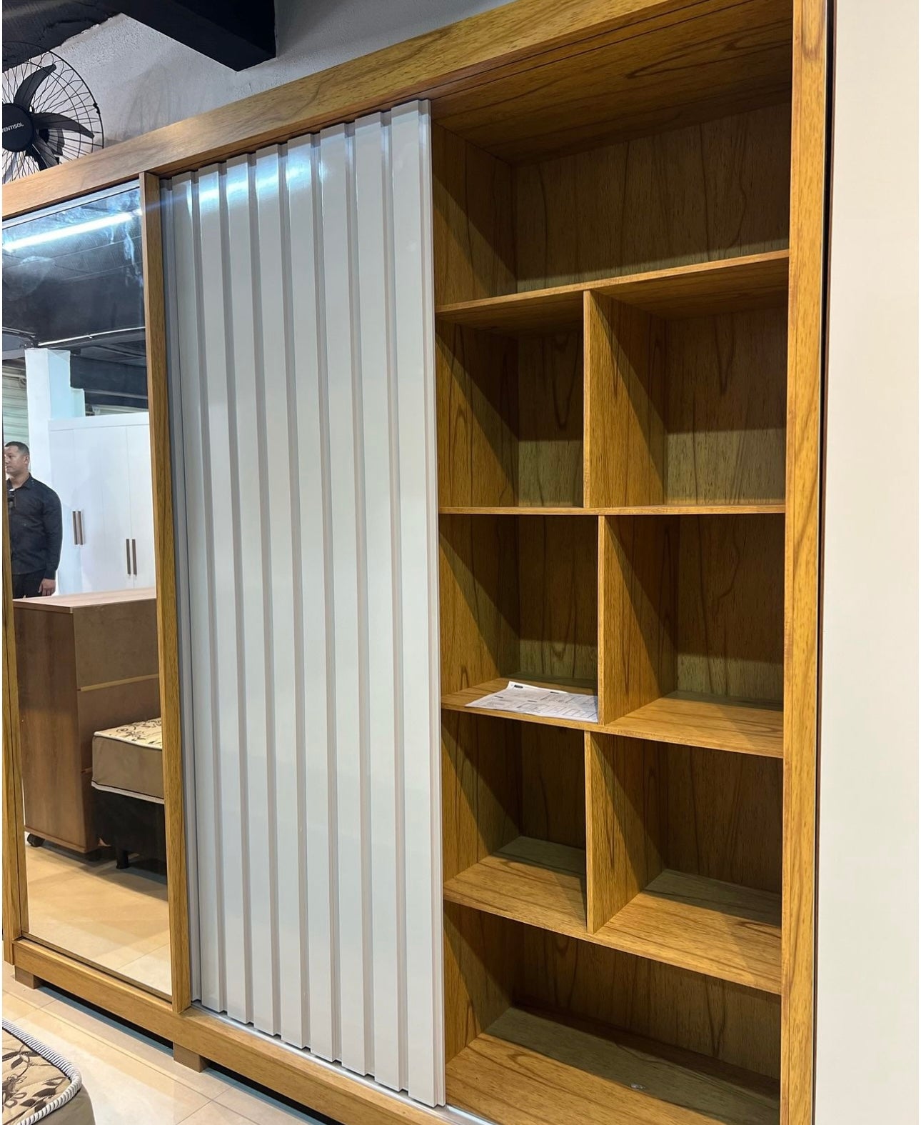 Guarda-Roupa Teresópolis 2,337 m Cinamono/Areia – RUD RACK - Móveis furniture