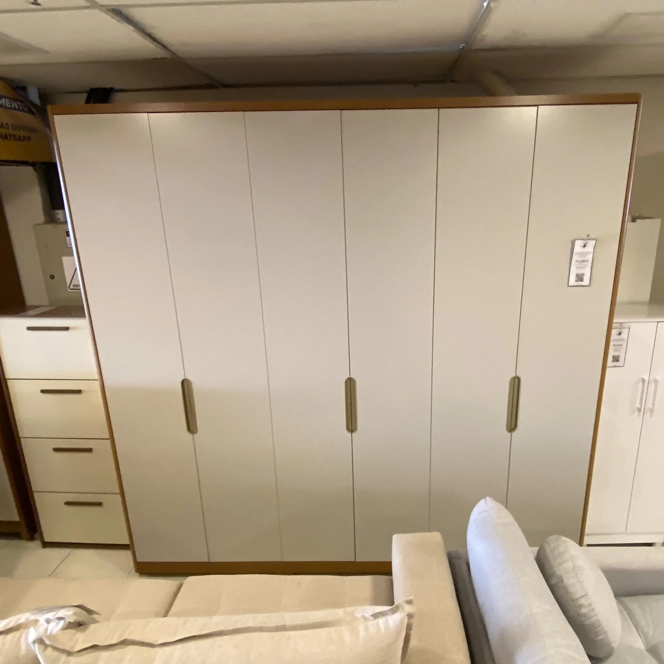 Guarda Roupa Terrassa Casal 6 Portas 5 Gavetas Rimo