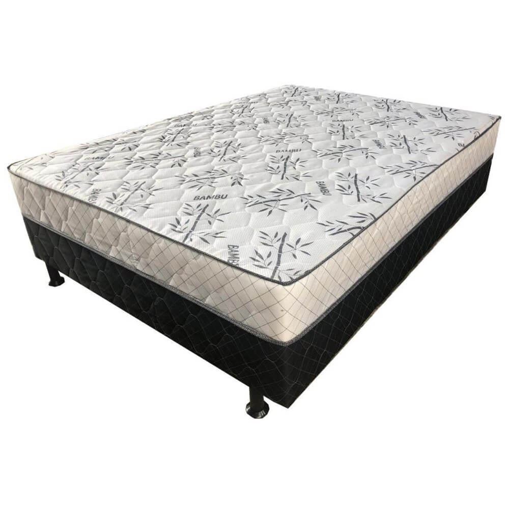 Cama Box Monaco Casal Ortopédica 138x188x50cm - Móveis furniture