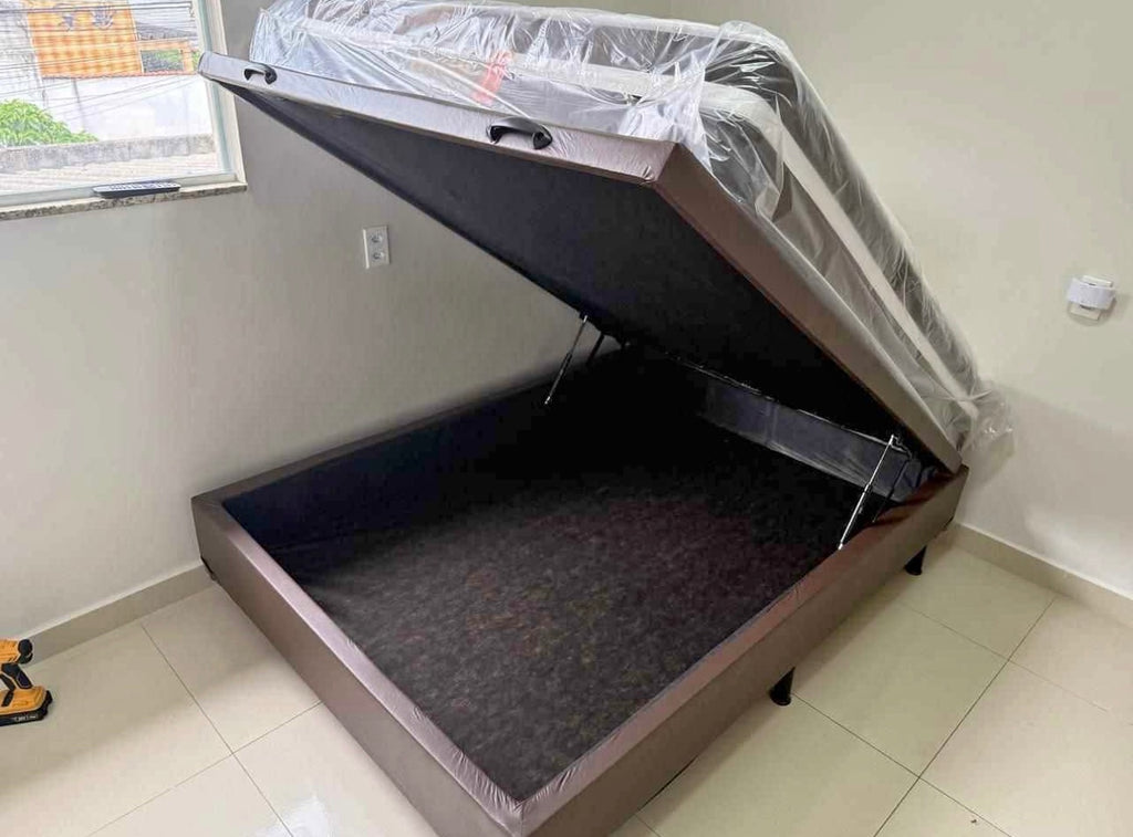 CAMA CASAL BAÚ CLÁSSICA