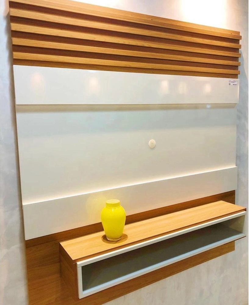 Painel até 55″ Antix PA20 Off White/Freijó – DALLA COSTA