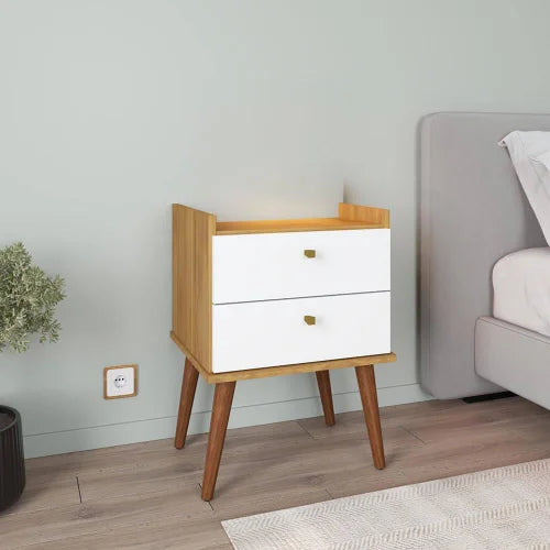 Mesa de Cabeceira Fiorello Aroma 2 Gavetas - - Móveis furniture