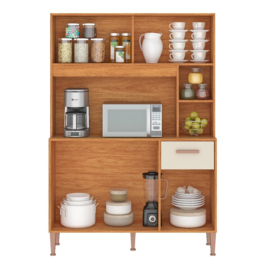 Kit Cozinha Pérola C212 1,20 m Cinamono/Off White – FELLICCI