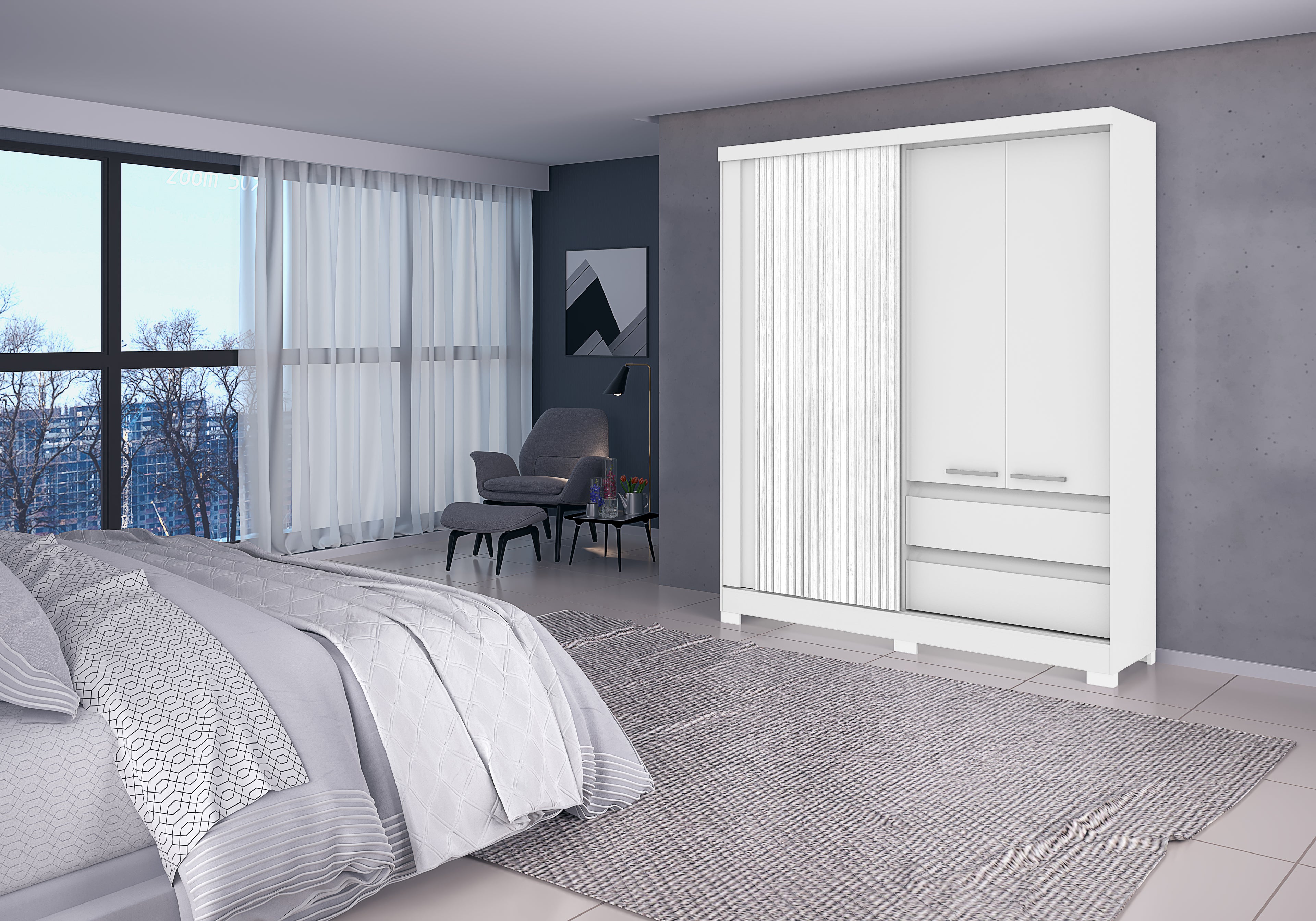 Roupeiro Condor 3 Portas - Móveis furniture