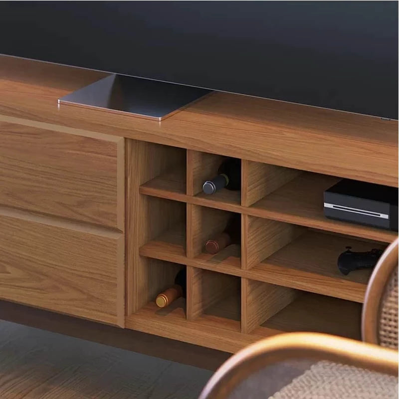 Rack Bancada Noronha Larg. 1.80m Freijó - Móveis furniture