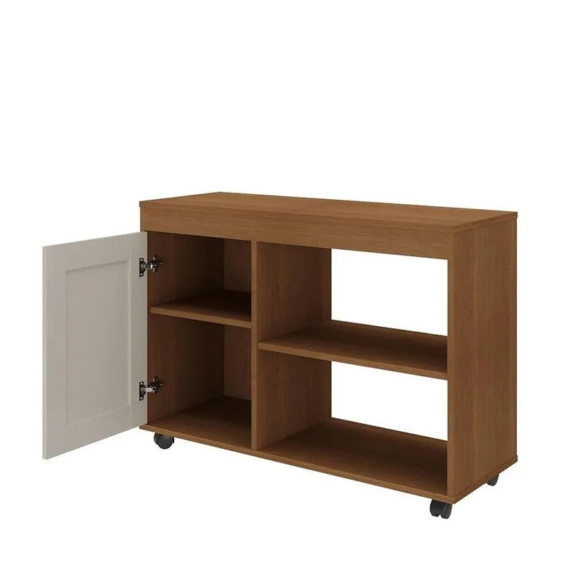 Rack até 42″ Sampa Cinamono/Off White – ARTELY - Móveis furniture