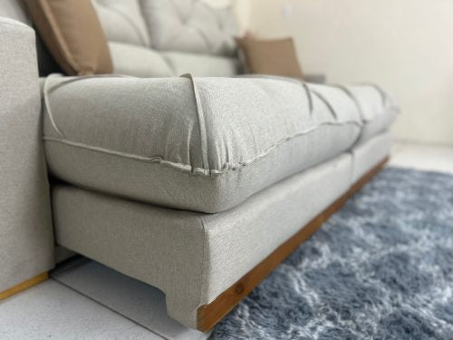 Sofá Retrátil e Reclinável Gran Bello 2.00m – Bege Linho