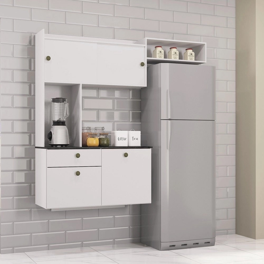 Cozinha Suspensa Lara 4P1G - Móveis furniture