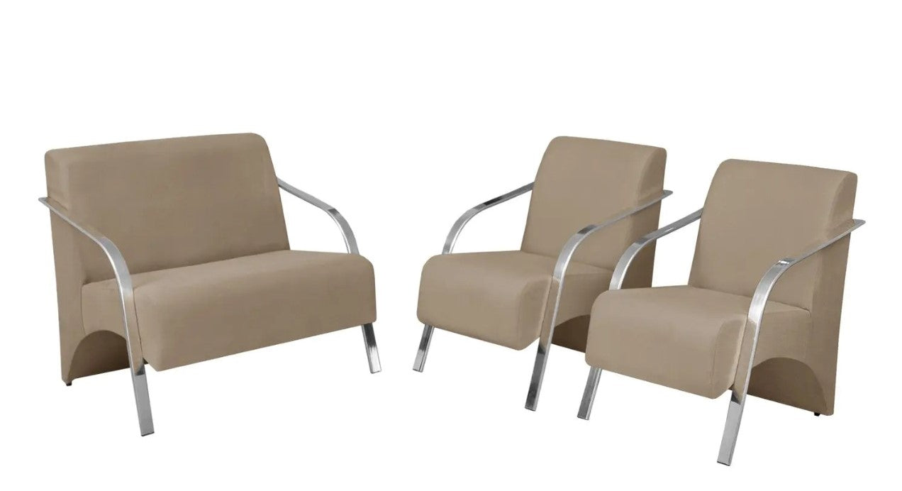Conj Poltronas Veneza Alumi 2.1.1Lgs - Móveis furniture