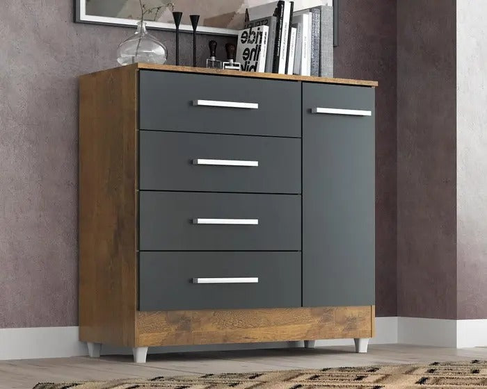 Comoda Laura 4G1P - Móveis furniture