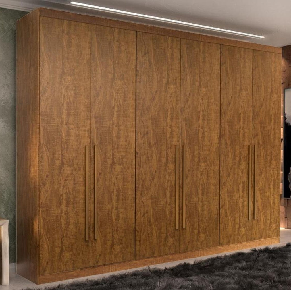 Guarda-Roupa 6 Portas Berlim 2,00 m Cinamono – MINASPLAC