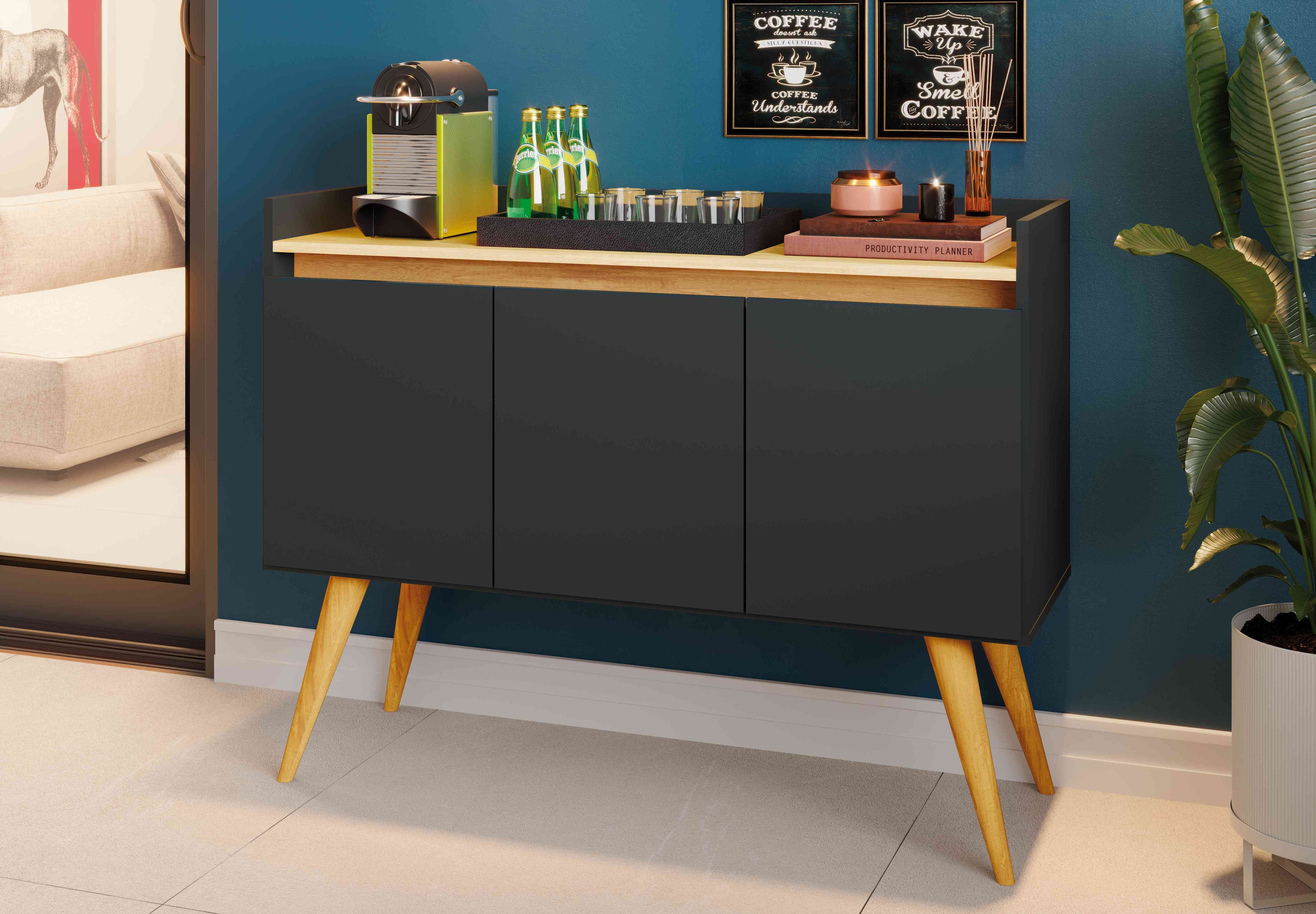 Buffet Gold 3P - Móveis furniture