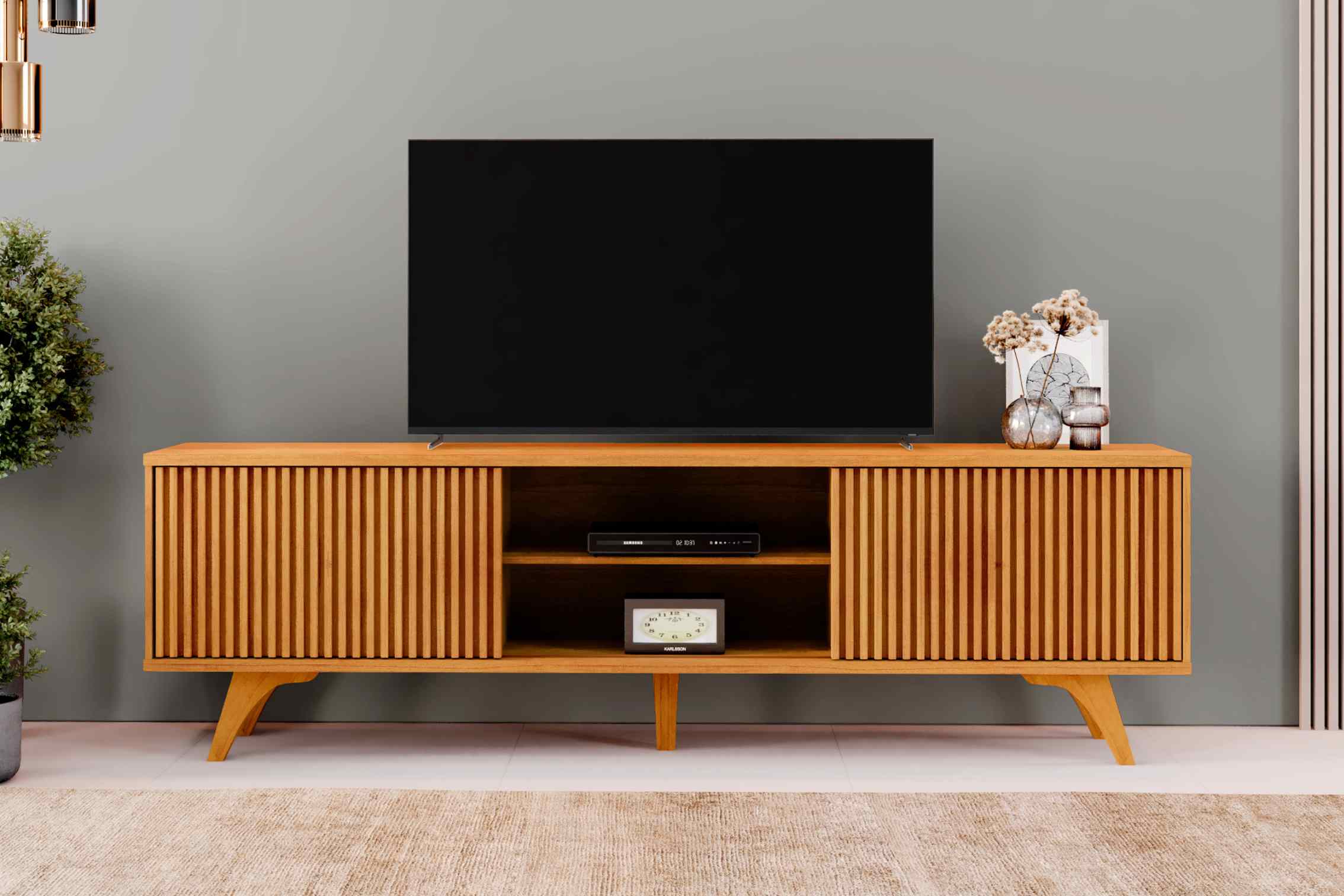 RACK SIENA 180CM NATURALE – MAVAULAR