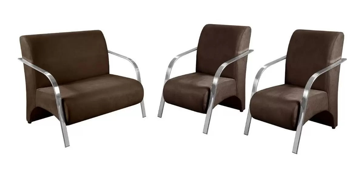 Conj Poltronas Veneza Alumi 2.1.1Lgs - Móveis furniture