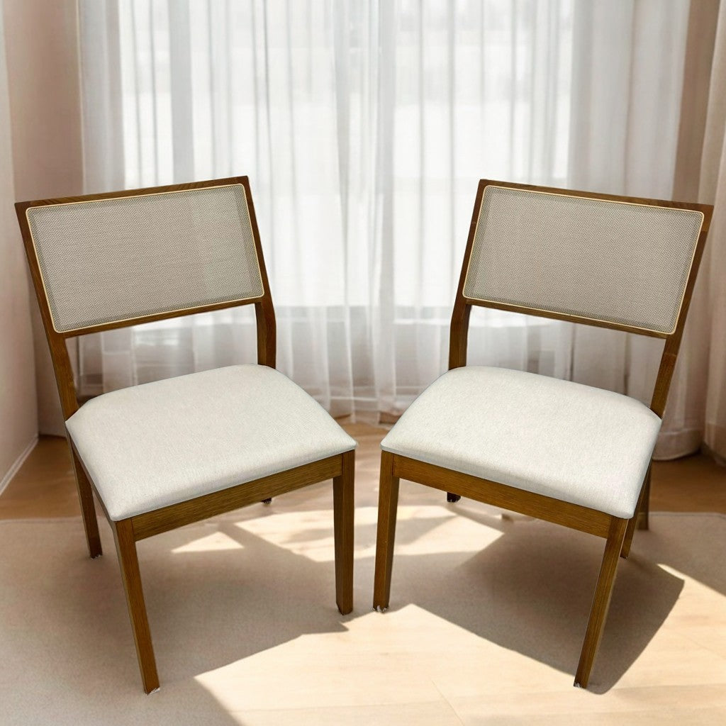 Kit 2 Cadeiras Oiti Natuame Madeira/Linho Cru – CIMOL MÓVEIS