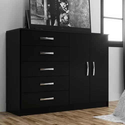Cômoda Sapateira Dupla Miracema Preto – PRIMÍCIAS - Móveis furniture