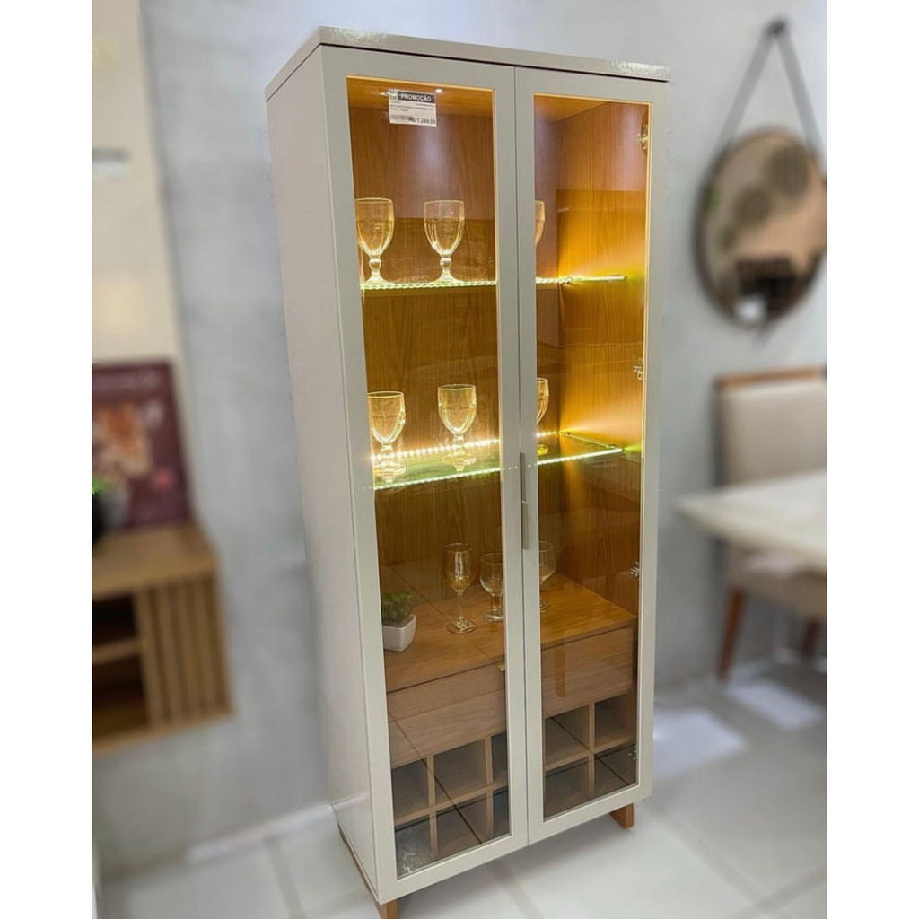 COLIBRI - CRISTALEIRA GUANABARA OFF WHITE