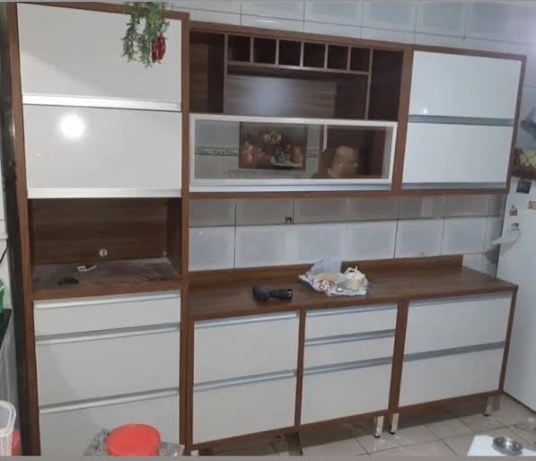 Cozinha Jade Completa 8 Portas 7 Gavetas 5 Peças CHF - Móveis furniture