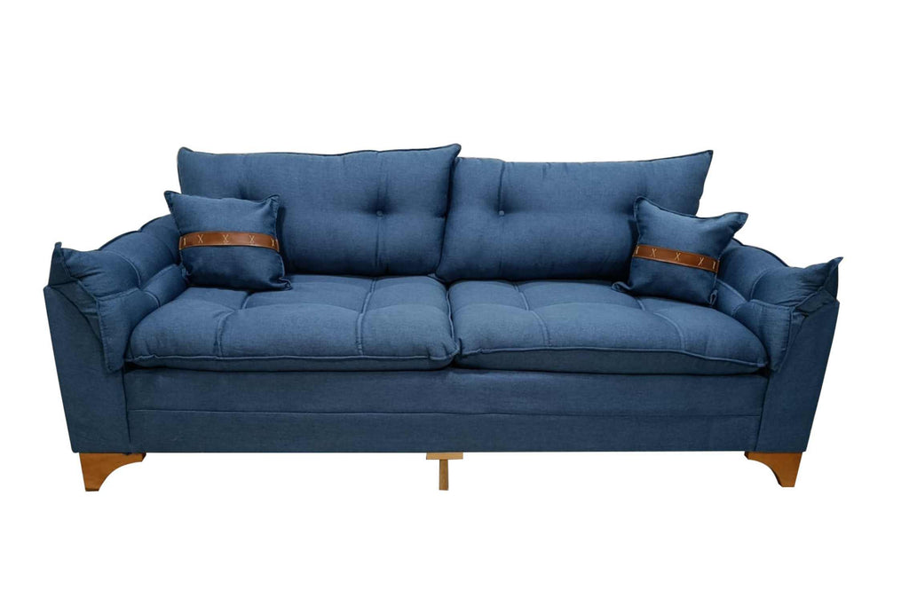 SOFA FIXO SF.3080 CRETA 180CM LINHO AZUL/28 – BOARETO