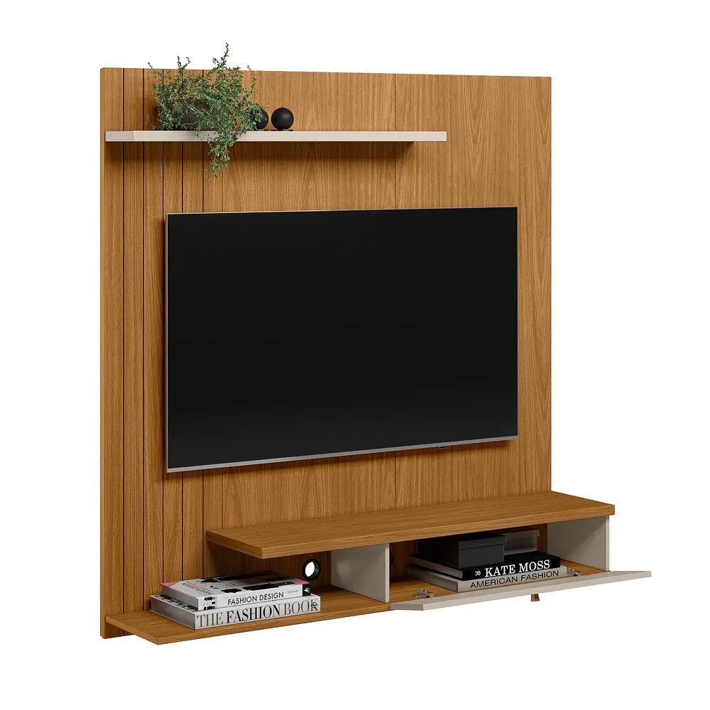 Home Suspenso Vegas 1,36m para TV de até 55" - Nature/ Off White