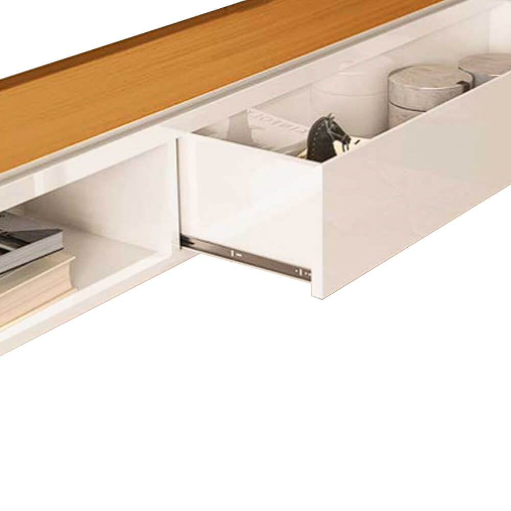 Painel Brise Com Nicho 180cm para TV até 75 Polegadas EDN - Móveis furniture