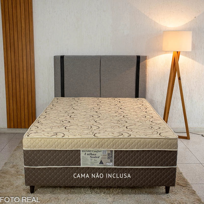 Cabeceira Casal Dubai Linho Cinza Larg. 1.40m