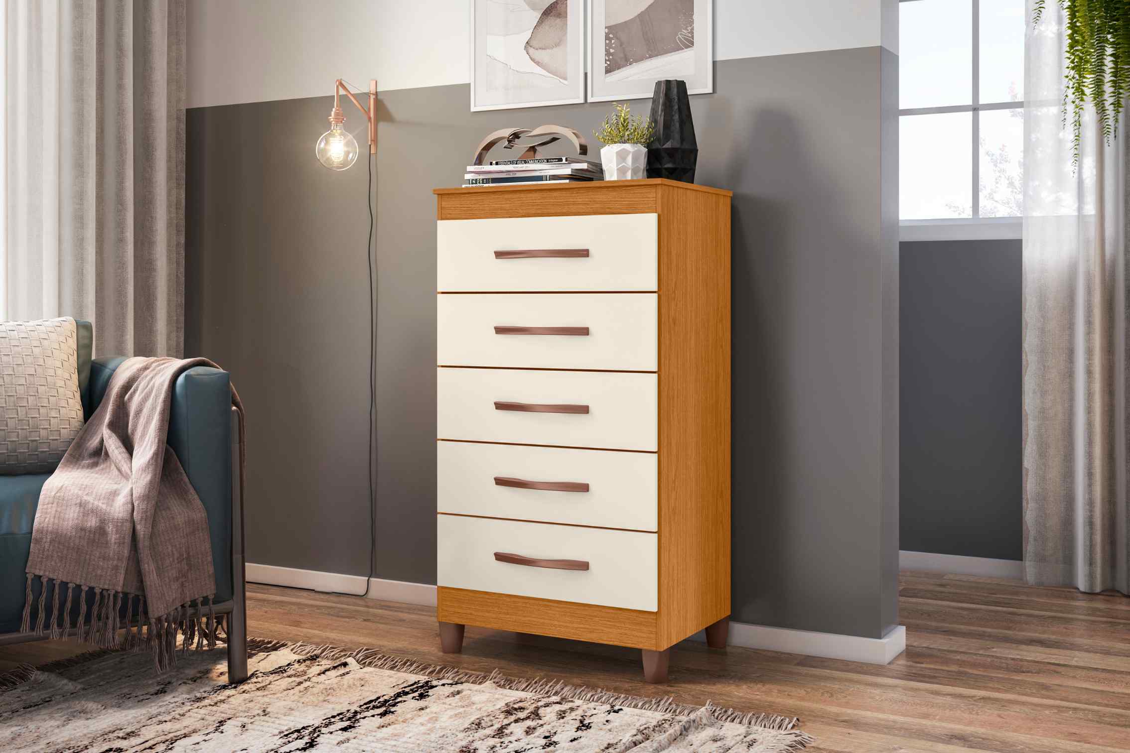 COMODA ESMERALDA 5GAV CINAM/OFF – ALBATROZ