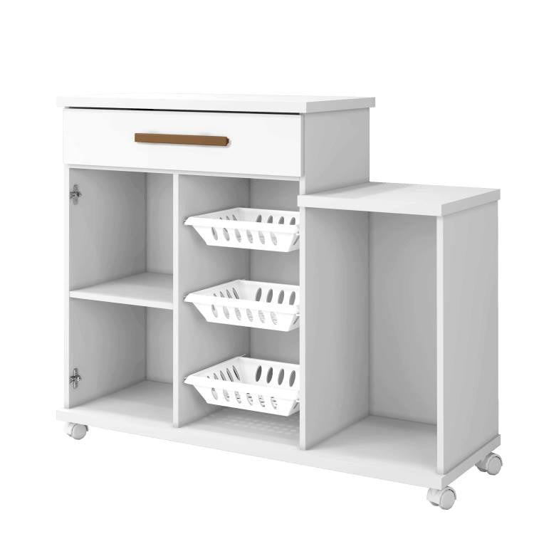 Fruteira Teresina 107 2P1G3Cestos Cinamomo.Off White Arte Moveis
