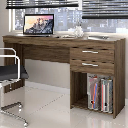Escrivaninha 2 Gavetas Office 51015Notável Móveis Nogal Trend - Móveis furniture
