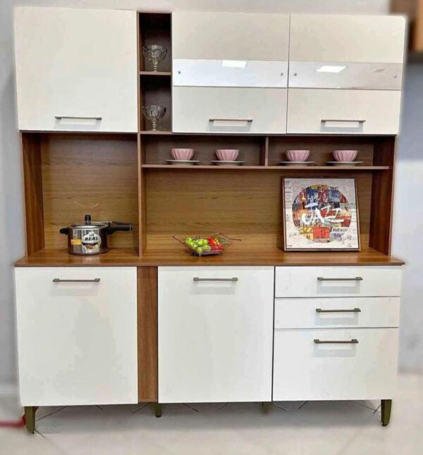 Kit Cozinha Nicole/Helena 1,82 Manchester/Champagne – FELLICCI - Móveis furniture