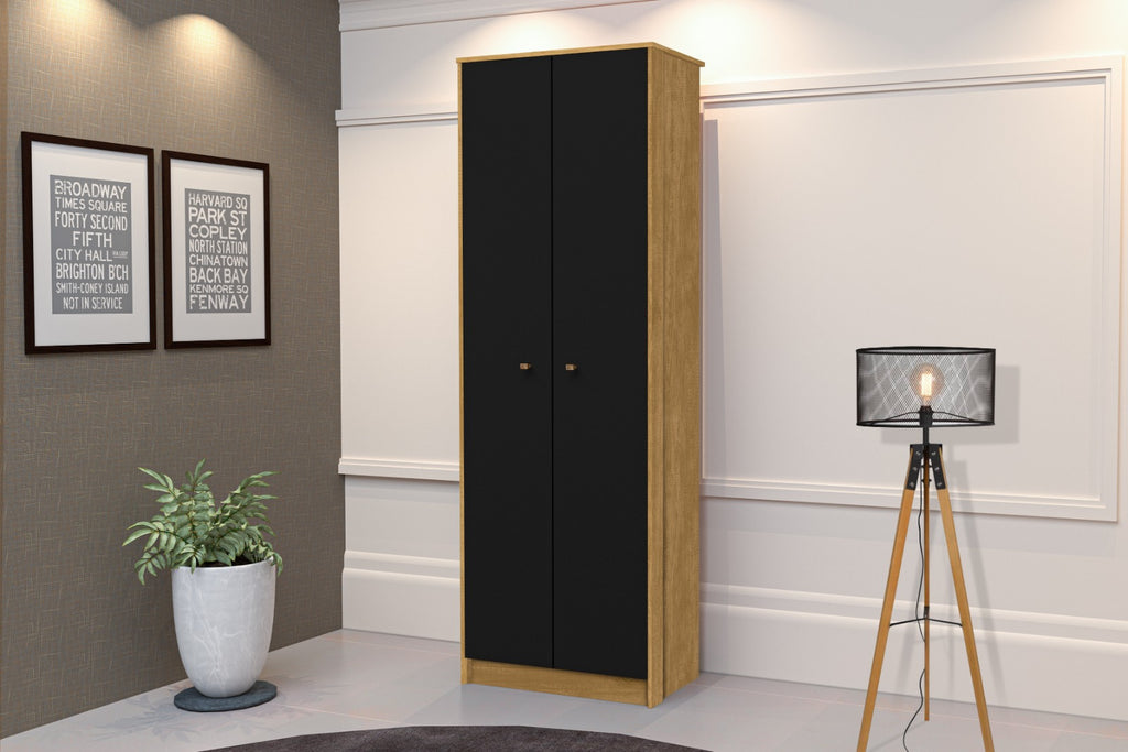 Multiuso Office 2P Nature.Preto J A Móveis